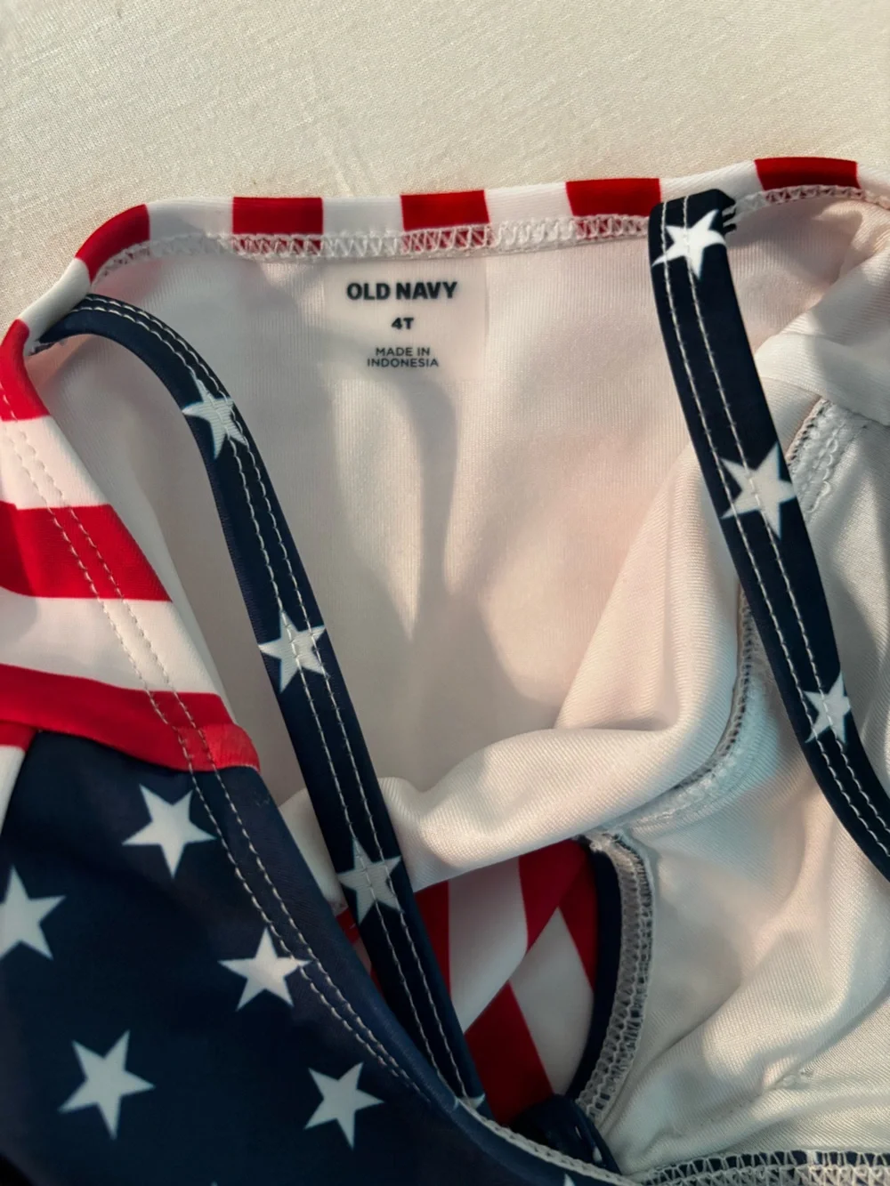 Old Navy American Flag One-Piece Swimsuit